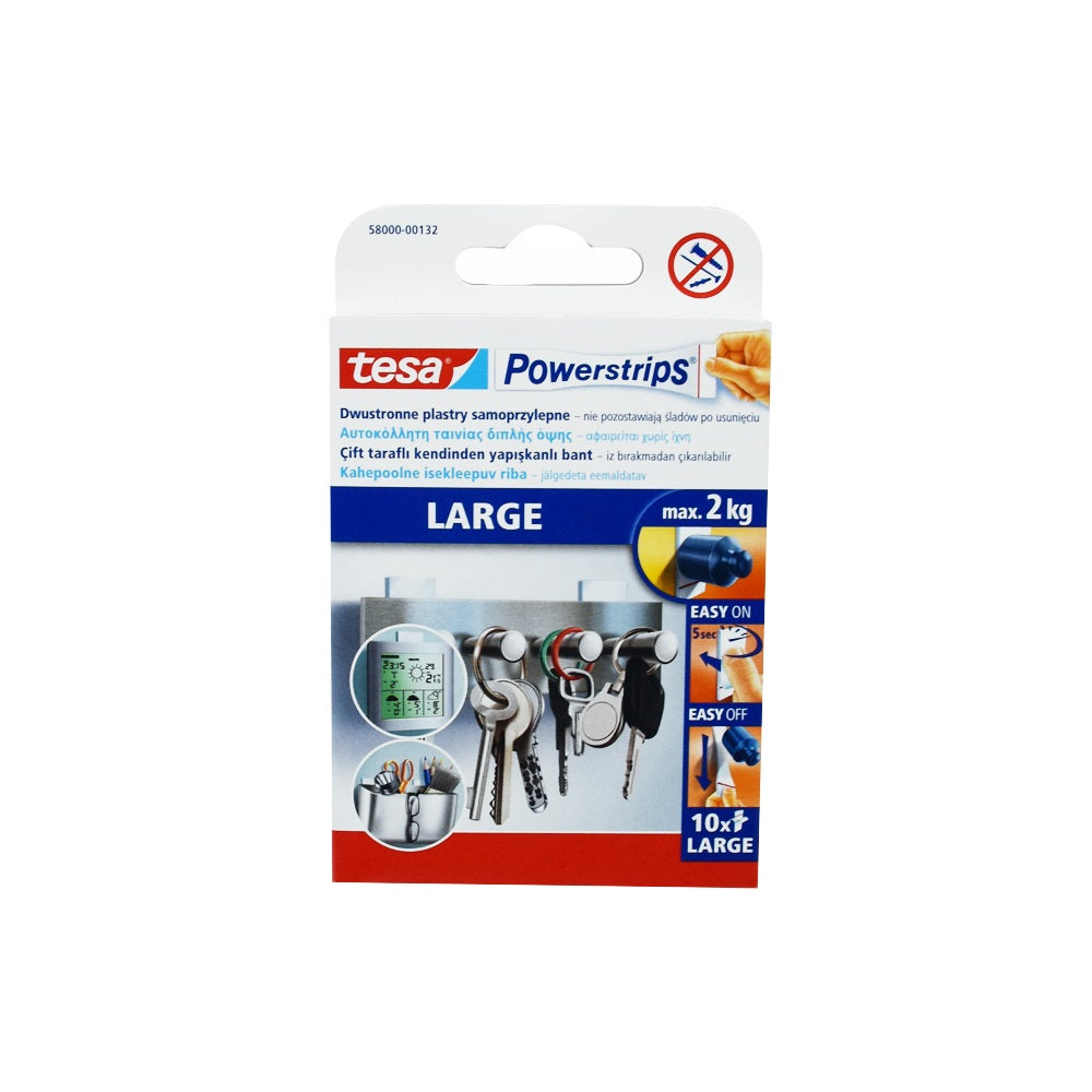 Ragasztócsík kétoldalas, Powerstrips nagy Tesa kép