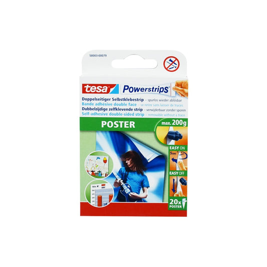 Ragasztócsík kétoldalas, Powerstrips poszterhez Tesa kép