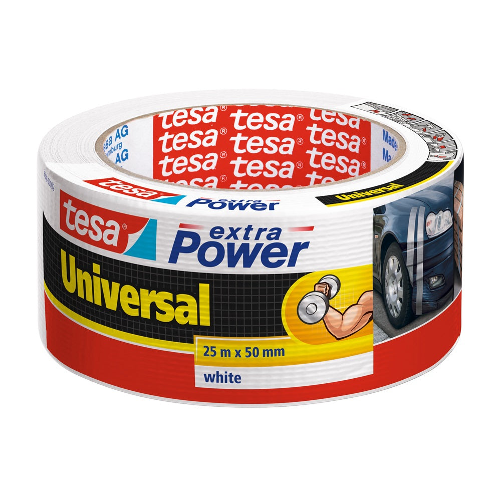 Ragasztószalag 50mmx25m Extra Power szövetszalag Tesa fehér kép