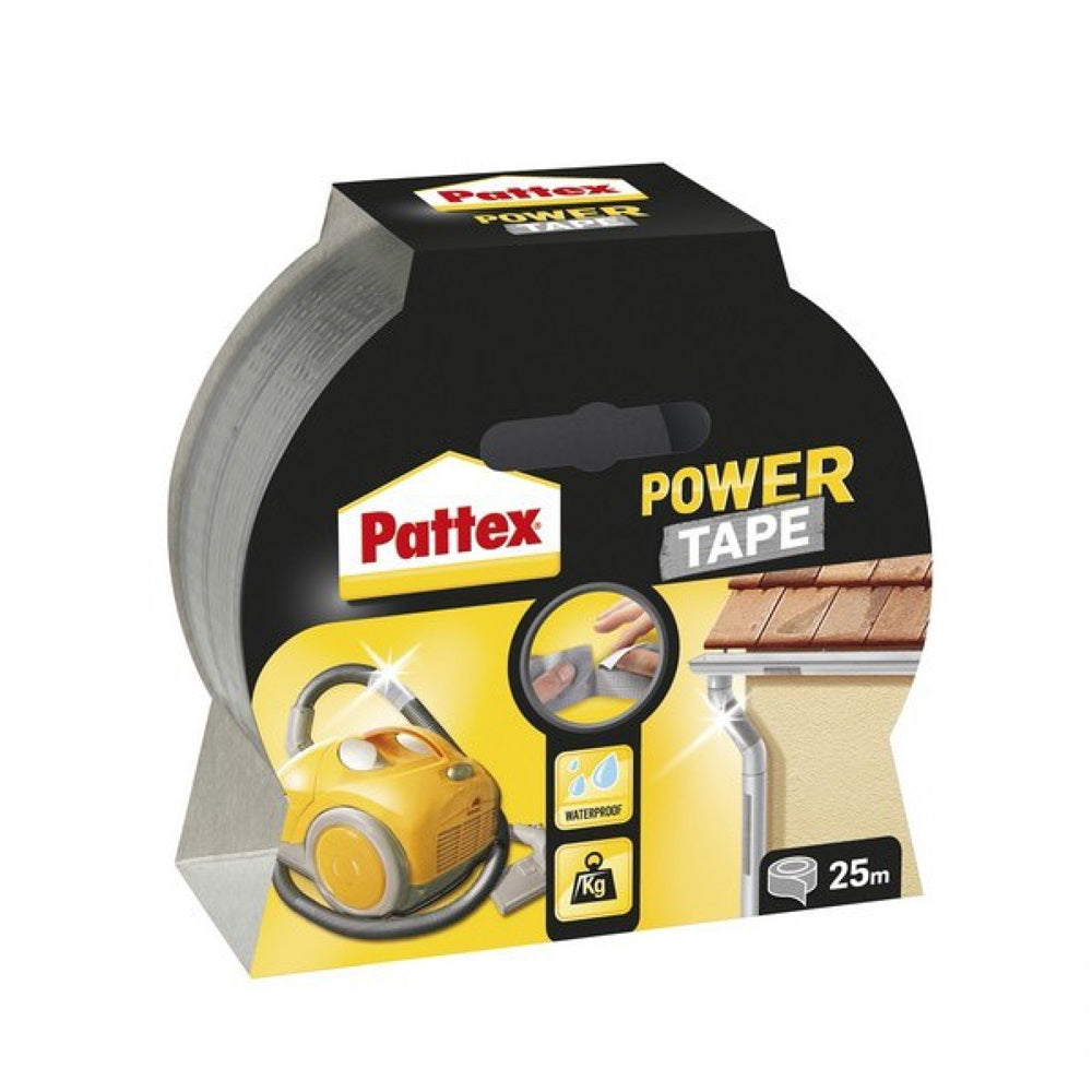 Ragasztószalag 48mmx25m téphető szálerősített Power Tape Pattex ezüst kép