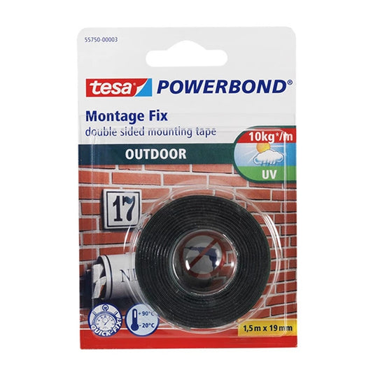 Ragasztószalag, rögzítőszalag, 19mmx1,5m UV álló Power Tesa kép