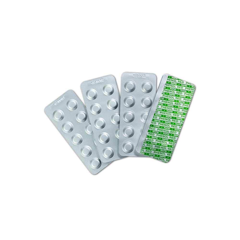 Reagens tabletta pH érték mérésére 10 tabletta/levél Rapid phenolred Dinax kép