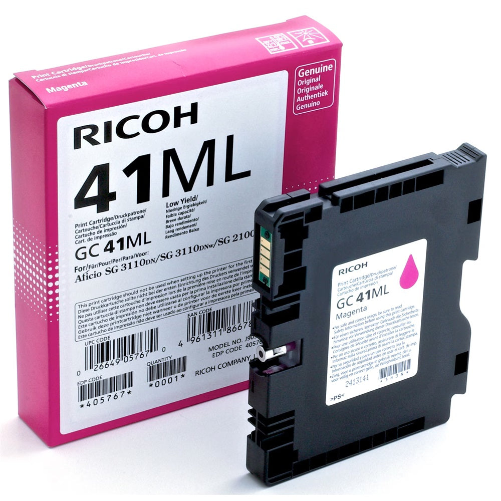 Ricoh GC41 tintapatron magenta ORIGINAL 2,2K kép