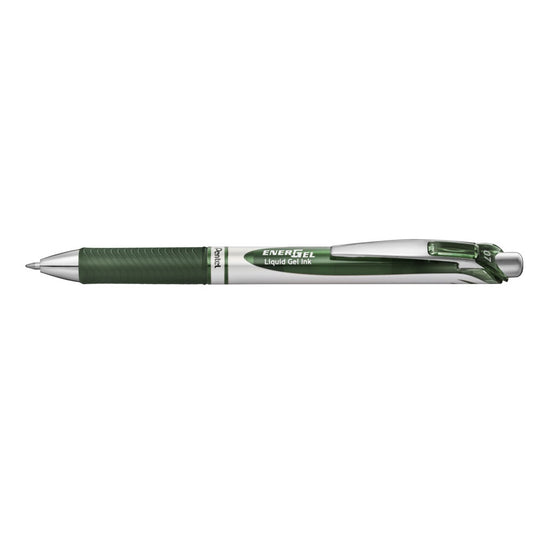 Rollertoll zselés 0.7mm, Pentel EnerGel BL77-D3X, írásszín sötétzöld kép