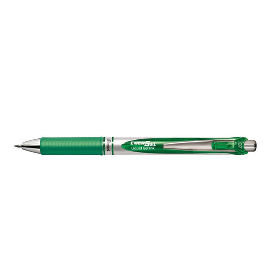 Rollertoll zselés 0.7mm, Pentel EnerGel BL77-DO, írásszín zöld kép