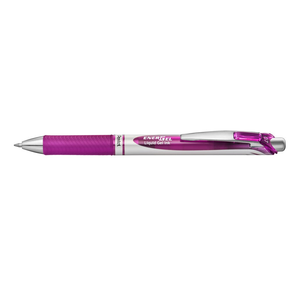 Rollertoll zselés 0.7mm, Pentel EnerGel BL77-V4X, írásszín magenta kép
