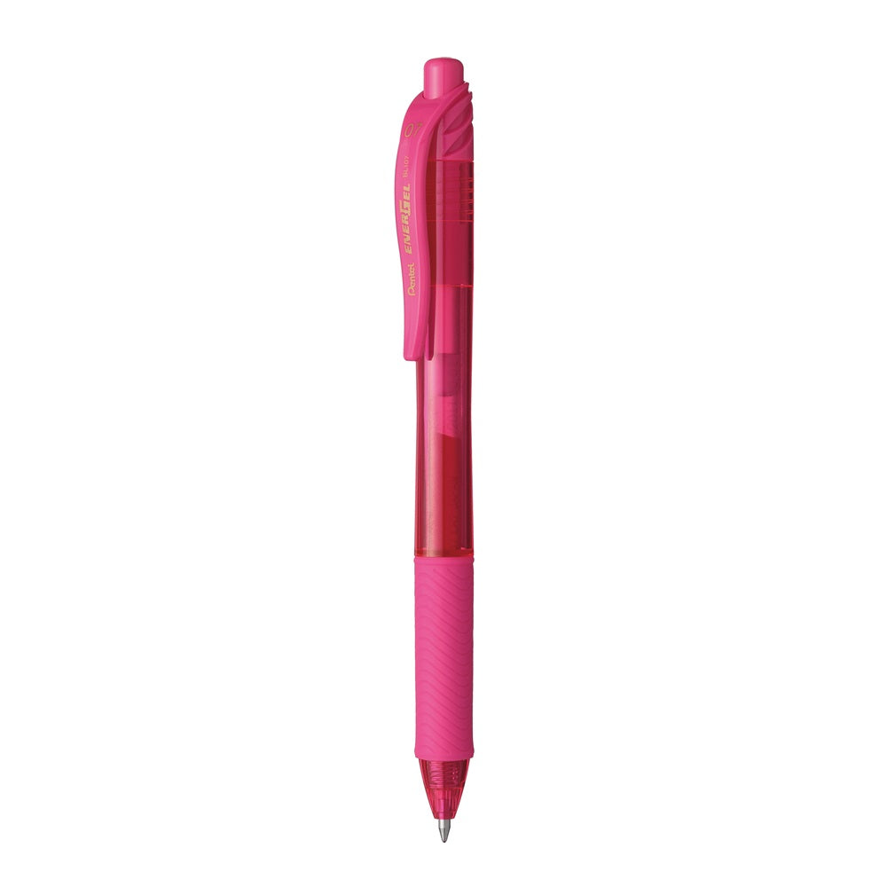Rollertoll zselés golyóátmérő 0,7 mm, Pentel EnerGelX BL107-PX, írásszín rózsaszín kép