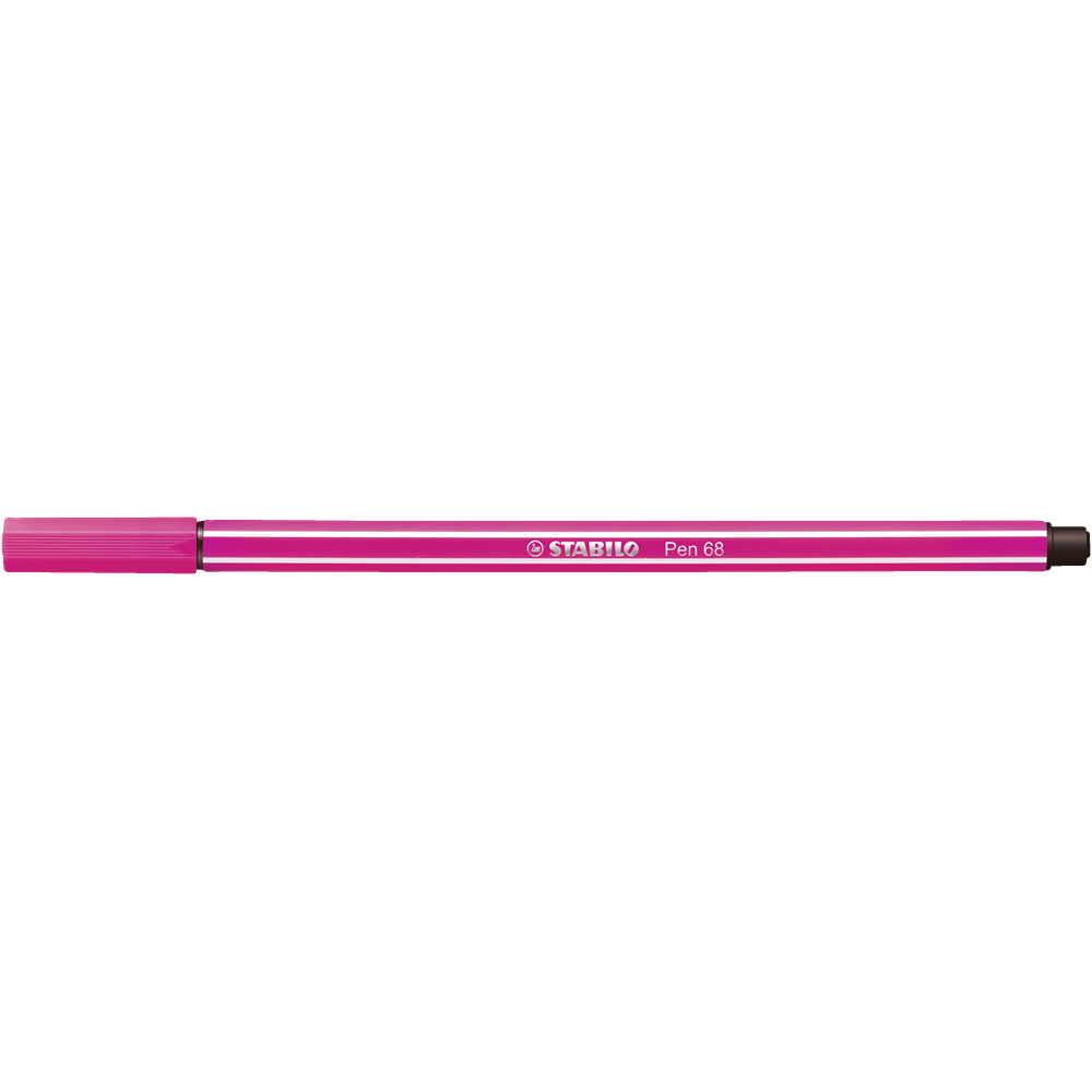 Rostirón, filctoll 1mm, M STABILO Pen 68 rózsaszín kép