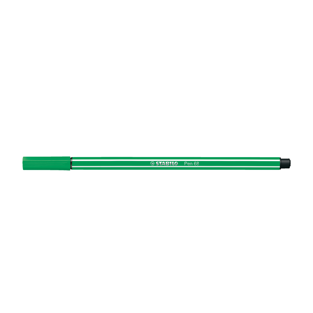 Rostirón, filctoll 1mm, M STABILO Pen 68 zöld kép