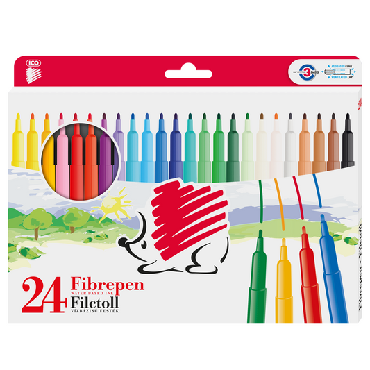 Rostirón, filctoll vízbázisú Süni Ico 300 24 klf.szín kép