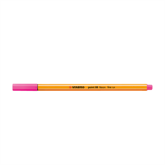 Rostirón, tűfilc 0,4mm, STABILO Point 88 neon rózsaszín kép