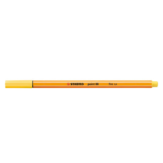 Rostirón, tűfilc 0,4mm, STABILO Point 88 sárga kép