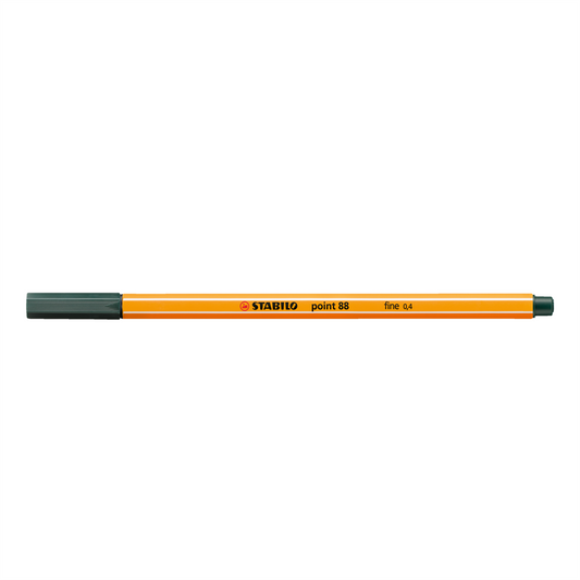 Rostirón, tűfilc 0,4mm, STABILO Point 88 sötétzöld kép