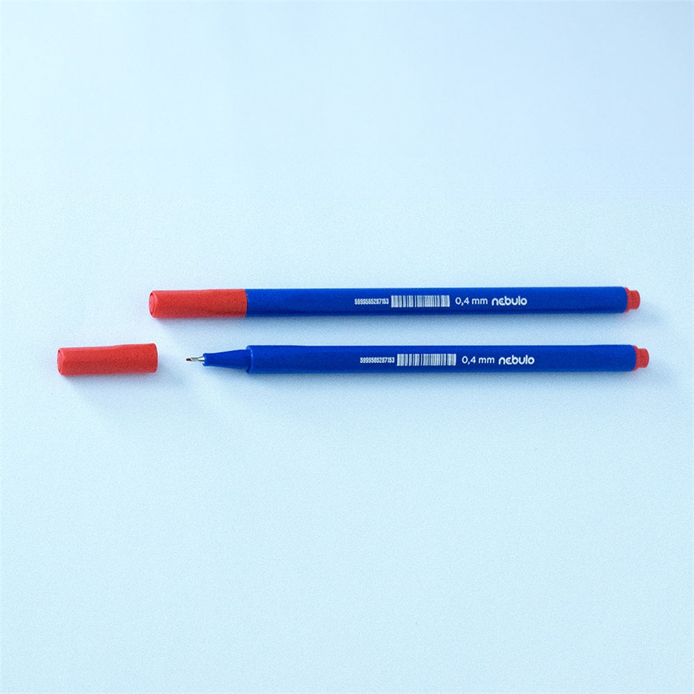 Rostirón, tűfilc 0,4mm, háromszög test Nebulo 722-B, piros kép