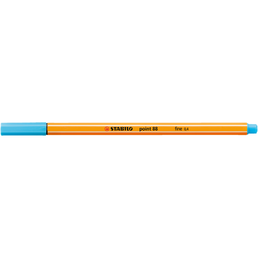Rostirón, tűfilc 0,4mm, STABILO Point 88 azúrkék kép