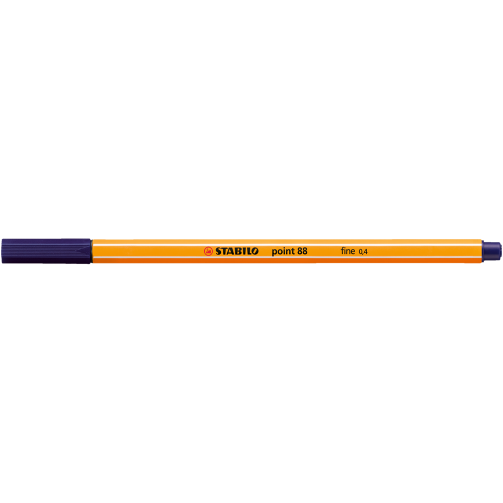 Rostirón, tűfilc 0,4mm, STABILO Point 88 éj kék kép