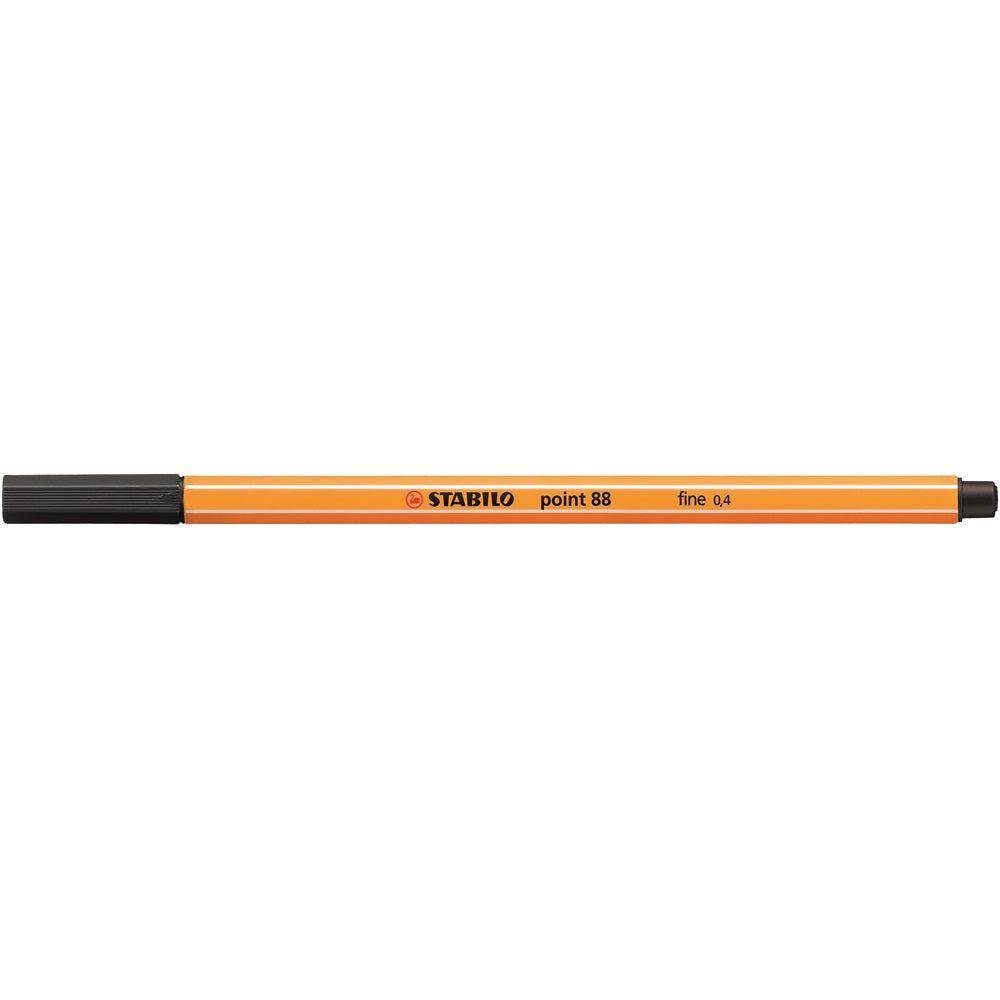 Rostirón, tűfilc 0,4mm, STABILO Point 88 fekete kép