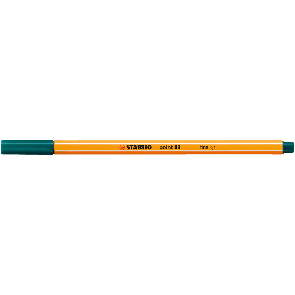 Rostirón, tűfilc 0,4mm, STABILO Point 88 fenyő zöld kép