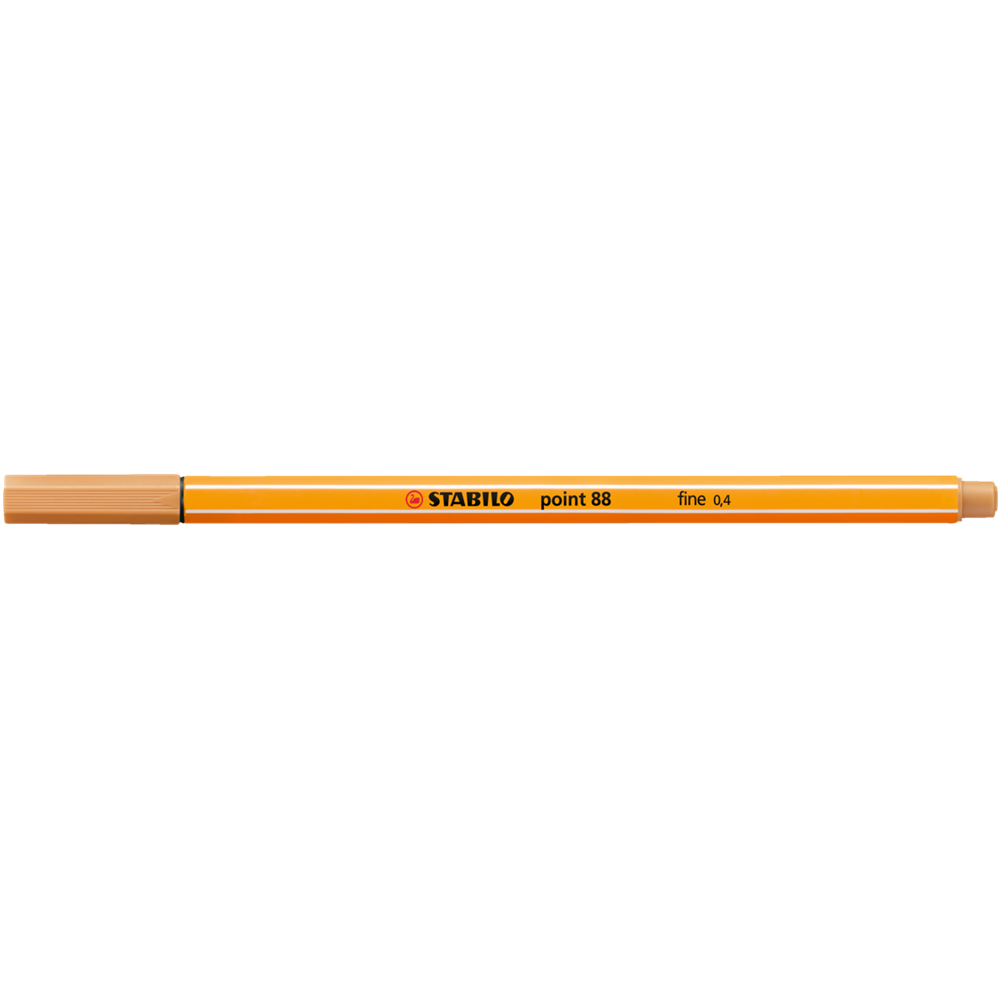 Rostirón, tűfilc 0,4mm, STABILO Point 88 okkersárga kép