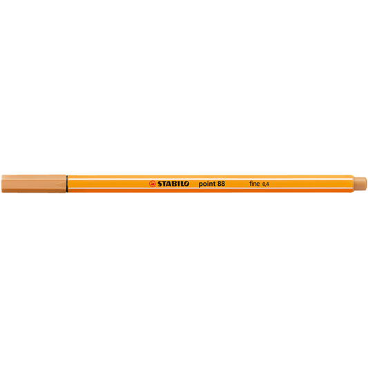 Rostirón, tűfilc 0,4mm, STABILO Point 88 okkersárga kép