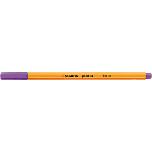 Rostirón, tűfilc 0,4mm, STABILO Point 88 sötétlila kép