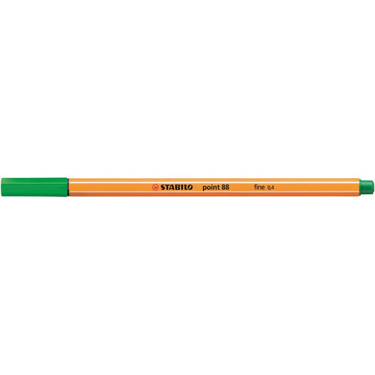 Rostirón, tűfilc 0,4mm, STABILO Point 88 zöld kép