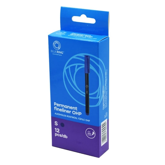 Rostirón, tűfilc alkoholos 0,4mm, OHP Bluering® S kék kép
