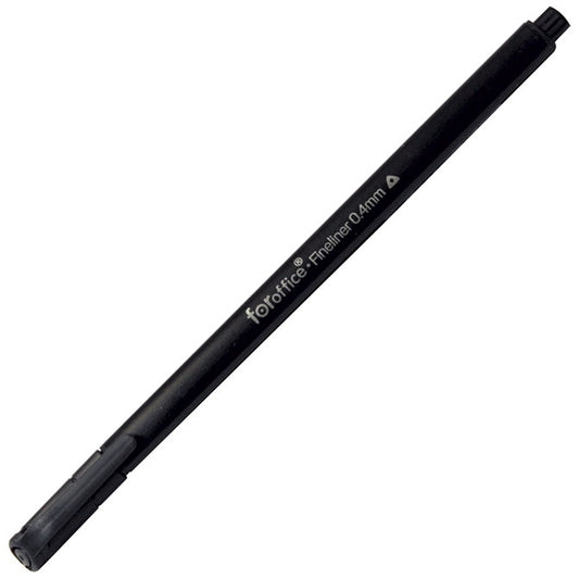 Rostirón, tűfilc vízbázisú, 0,4mm, Foroffice fekete kép
