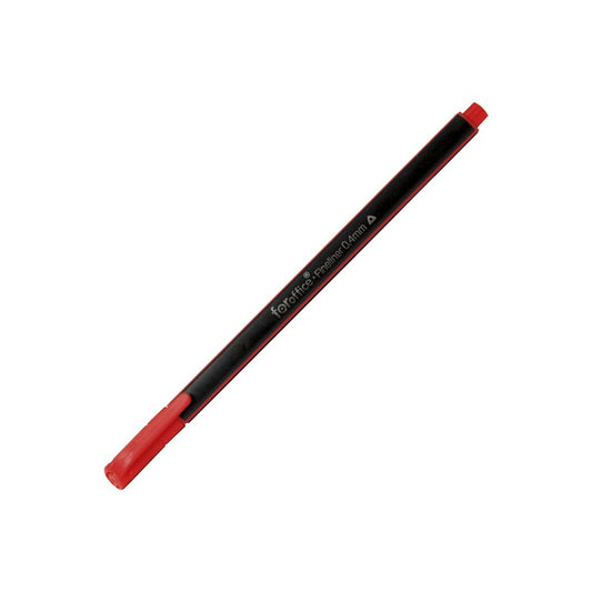 Rostirón, tűfilc vízbázisú, 0,4mm, Foroffice piros kép