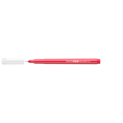 Rostirón, tűfilc vízbázisú, 0,5mm, kerek test, Tinten Pen Ico piros kép