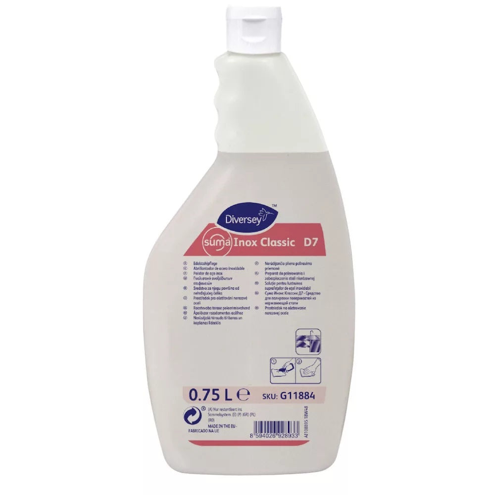Rozsdamentes acélápolószer 750 ml Suma Inox Classic D7 kép