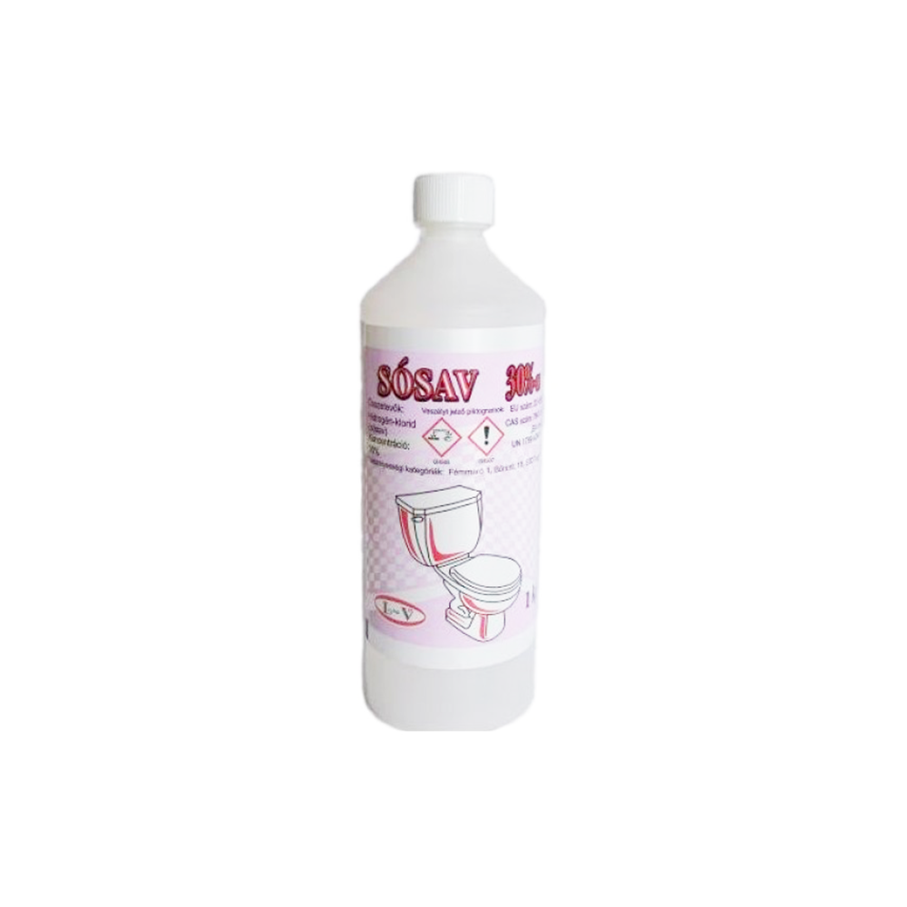 Sósav ipari 30 %-os 1 liter kép
