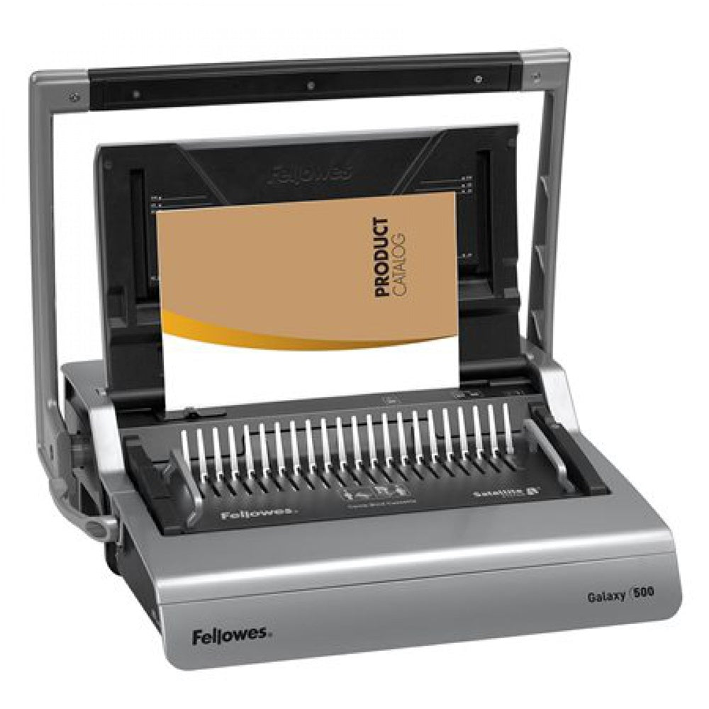 Spirálozógép, műanyag spirálkötéshez, manuális, 500lap, Fellowes® Galaxy kép