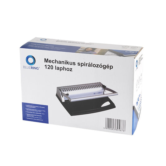 Spirálozógép, műanyag spirálkötéshez, 120lap lyukasztás 8lap Bluering® COMBINDER 120 kép