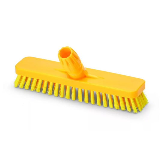 Súrolókefe fej műanyag 30 cm széles nyelezhető 0,75 mm Aricasa/Igeax sárga_1016YT kép