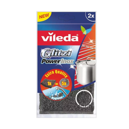 Súrolópárna inox 2 db/csomag Vileda Glitzi Power_F17202 kép