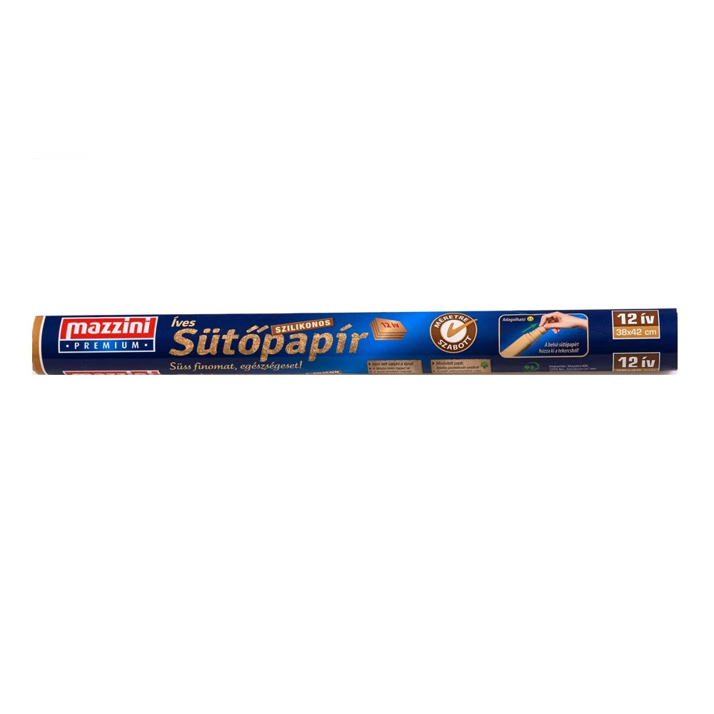Sütőpapír szilikonos 12 ív/tekercs Mazzini kép