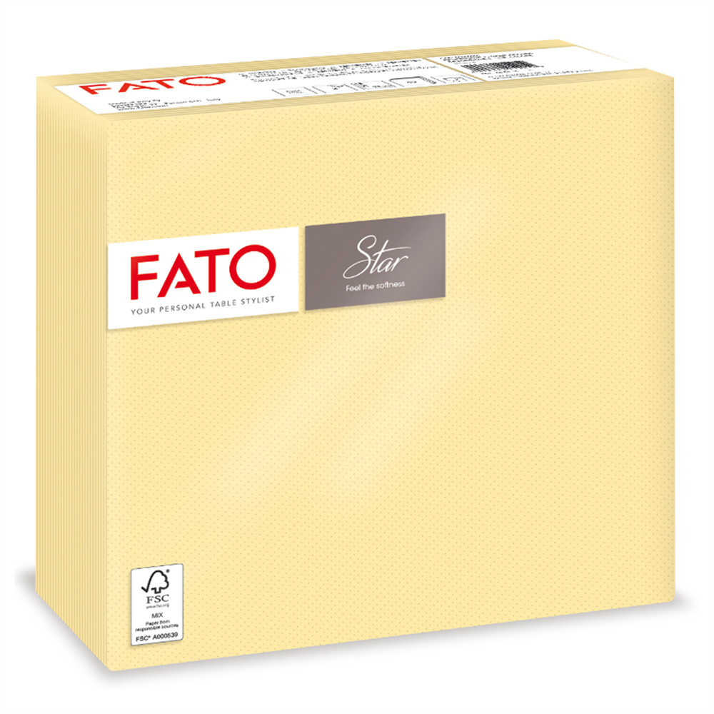 Szalvéta 2 rétegű 38 x 38 cm 40 lap/cs Fato Star pezsgő_82990100 kép