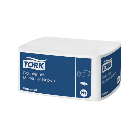 Szalvéta adagolóba 300 szál/csomag 24 csomag/karton N1 Counterfold Tork_10935 fehér kép