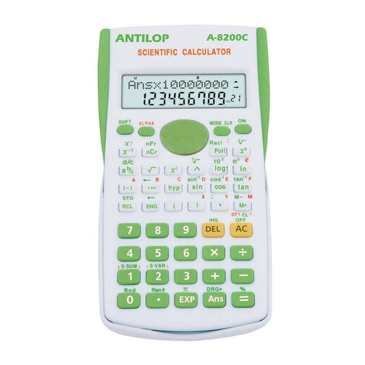 Számológép tudományos 240 funkciós zöld Antilop A-8200C kép