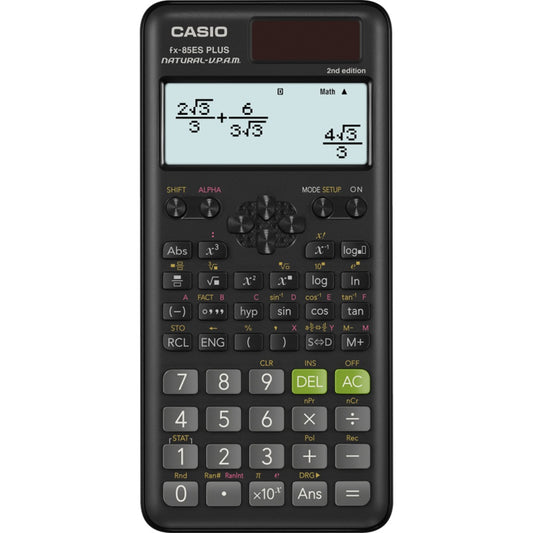 Számológép tudományos 252 funkciós Casio FX 85ES Plus fekete kép