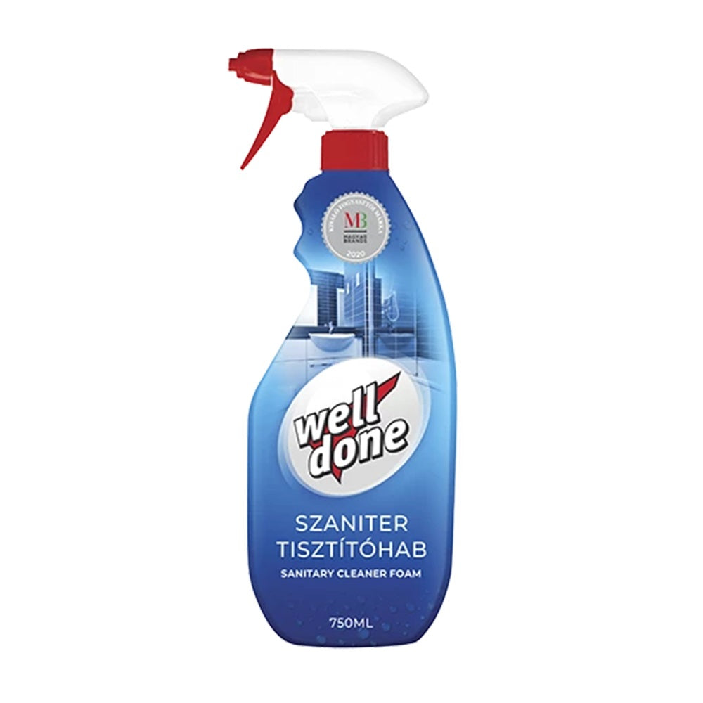 Szaniter tisztítóhab szórófejes 750 ml Well Done kép