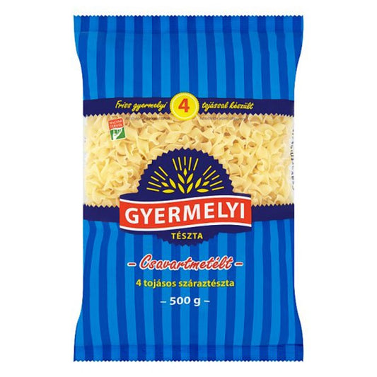 Száraztészta csavartmetélt GYERMELYI 4 tojásos 500 g