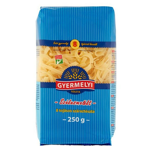 Száraztészta szélesmetélt GYERMELYI 8 tojásos 250 g