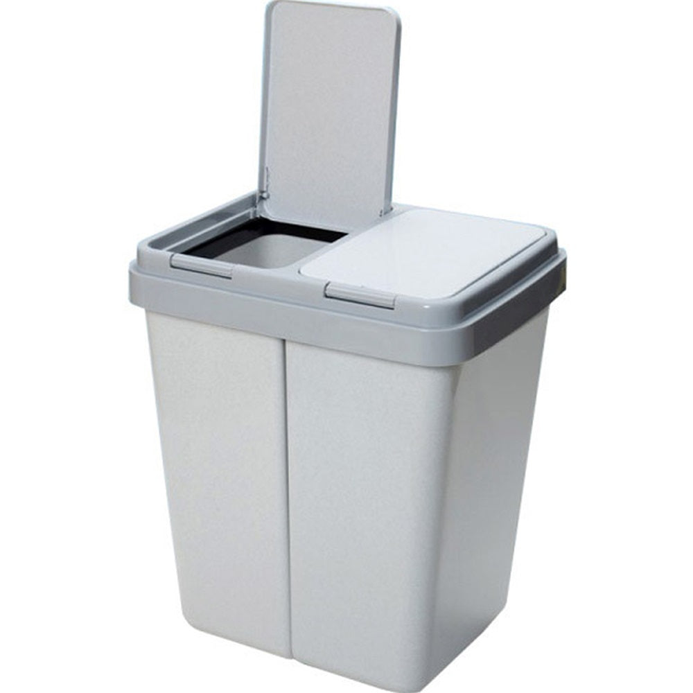 Szemetes kuka 2 x 25 literes műanyag szelektív DUO-BIN kép