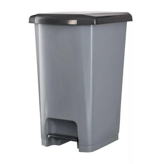 Szemetes kuka pedálos műanyag 40 literes Slim ECO antracit kép