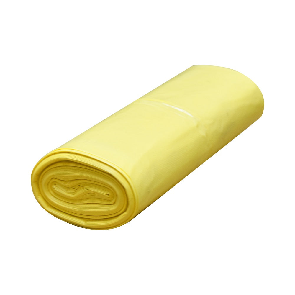 Szemeteszsák 110 liter 60 x 100 cm 10 db/tekercs sárga kép