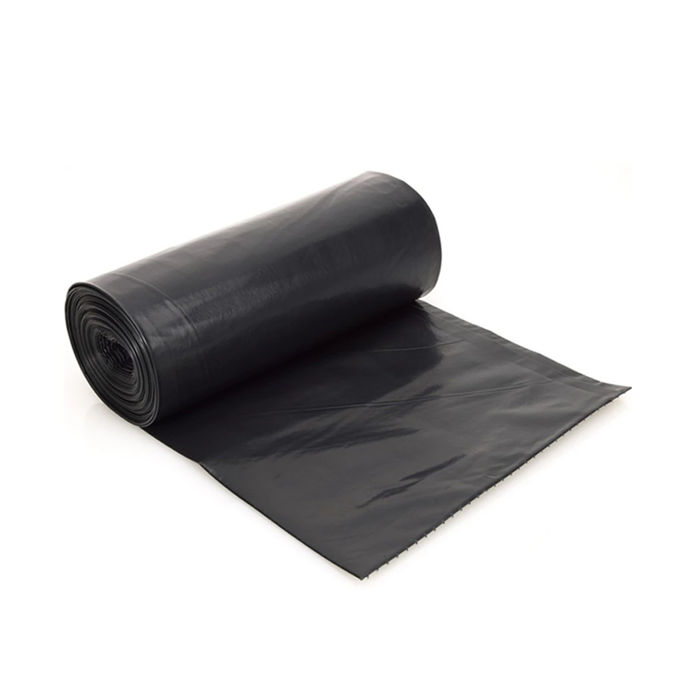 Szemeteszsák 135 liter 70 x 110 cm 10 db/tekercs fekete kép