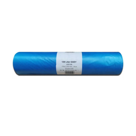 Szemeteszsák 135 liter 70 x 110 cm 18 mikron 25 db/tekercs kék kép