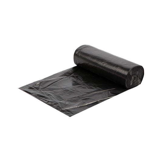 Szemeteszsák 135 liter 70 x 110 cm erősített 10 db/tekercs fekete kép